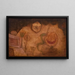De slang op de ladder - Paul Klee — ingelijst kunstwerk aan de muur