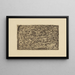 Tuin van de Passie - Paul Klee — ingelijst kunstwerk aan de muur