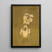 a Ghostly Genius - Paul Klee — framed artwork on a wall