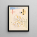 van het huis van de Z-vereniging - Paul Klee — ingelijst kunstwerk aan de muur