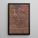 in the style of a leather tapestry - Paul Klee — framed artwork on a wall