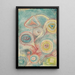 Small Still Life Flower Painting - Paul Klee — framed artwork on a wall