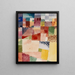 Motief uit Hammamet - Paul Klee — ingelijst kunstwerk aan de muur