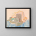 Mythe van een eiland - Paul Klee — ingelijst kunstwerk aan de muur