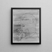 De oude man die telt - Paul Klee — ingelijst kunstwerk aan de muur