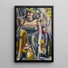 Double portrait Carnaval artiest en vrouw - Paul Kleinschmidt — ingelijst kunstwerk aan de muur