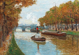 Paul Kutscha - A Canal in Autumn.webp