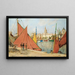 Le Port de La Rochelle - Paul Lecomte — framed artwork on a wall