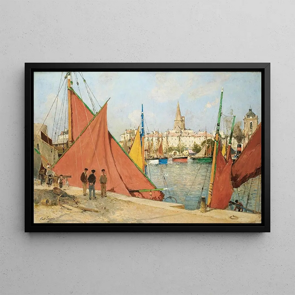 Paul Lecomte - Le port de La Rochelle.webp
