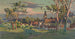 dorp met een kerk - Paul Léon Félix Schmitt — weergave van het kunstwerk