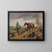 After the Battle - Paul Louis Narcisse Grolleron — framed artwork on a wall