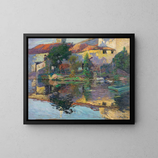 Landhuis in Saintonge - Paul Madeline — ingelijst kunstwerk aan de muur