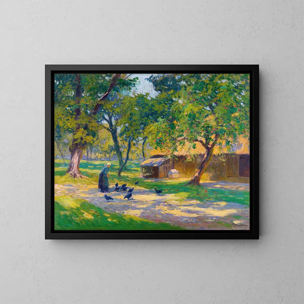 Landgoed - Paul Madeline — ingelijst kunstwerk aan de muur