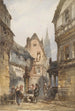 Street scene painting - Paul Marny — artwork view
