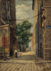 La rue Rataud au coin de la rue Lhomond - Paul Martellière — weergave van het kunstwerk