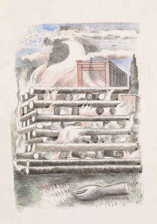 Paul Nash - Design for Urne Buriall Funeral Pyre.webp