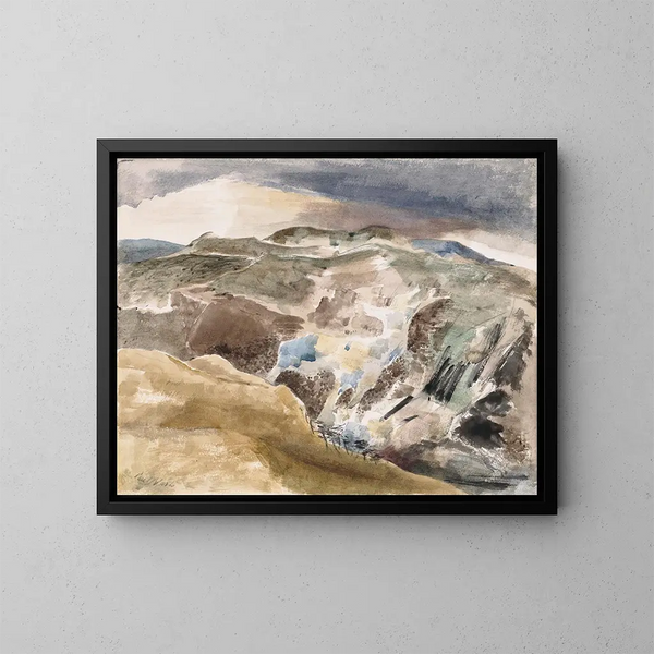 Beeld van de hert - Paul Nash — ingelijst kunstwerk aan de muur