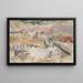 Landschap van Oxfordshire - Paul Nash — ingelijst kunstwerk aan de muur