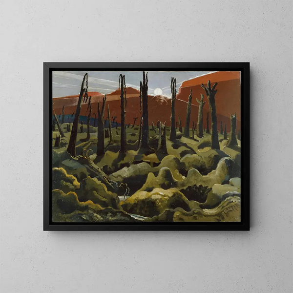 Wij creëren een nieuwe wereld - Paul Nash — ingelijst kunstwerk aan de muur