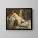 Acte féminin avec bas - Paul Paede — framed artwork on a wall
