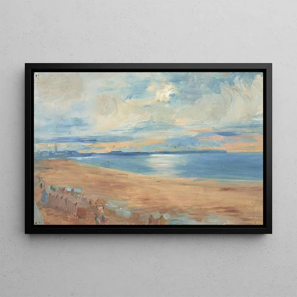 Paul Paulin - Vue de la plage de Parame et Vue de Saint Malo prise de Dinard.webp
