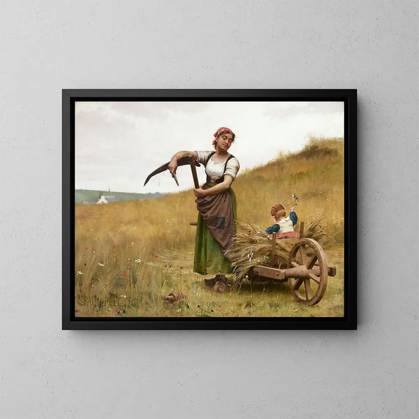 Aanbidding - Paul Peel — ingelijst kunstwerk aan de muur