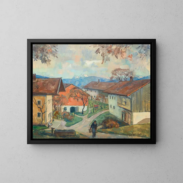 Rimsting aan de Chiemsee - Paul Roloff — ingelijst kunstwerk aan de muur