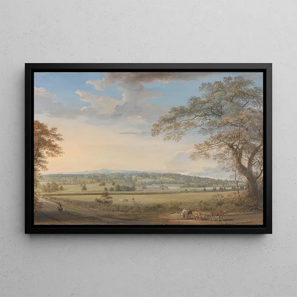 Paul Sandby - A View of Vinters at Boxley Kent with Mr Whatmans Turkey Paper Mills.webp