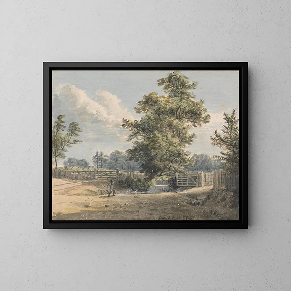 L'extrémité de Brook, Essex - Paul Sandby — ingelijst kunstwerk aan de muur