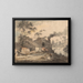 van Forge de fer sur la rivière Kent, Westmorland - Paul Sandby — ingelijst kunstwerk aan de muur