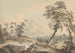 Italian Landscape Painting with Travelers No 1 - Paul Sandby — artwork view