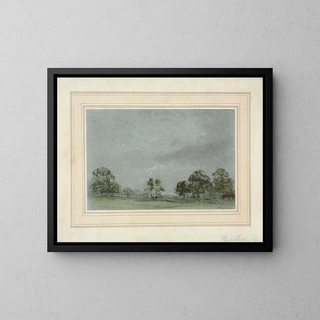 Landschap - Paul Sandby — ingelijst kunstwerk aan de muur