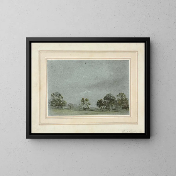 Landschap - Paul Sandby — ingelijst kunstwerk aan de muur