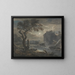 Muziek bij maanlicht - Paul Sandby — ingelijst kunstwerk aan de muur