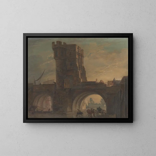 Paul Sandby - Old Bridge at Shrewsbury.webp