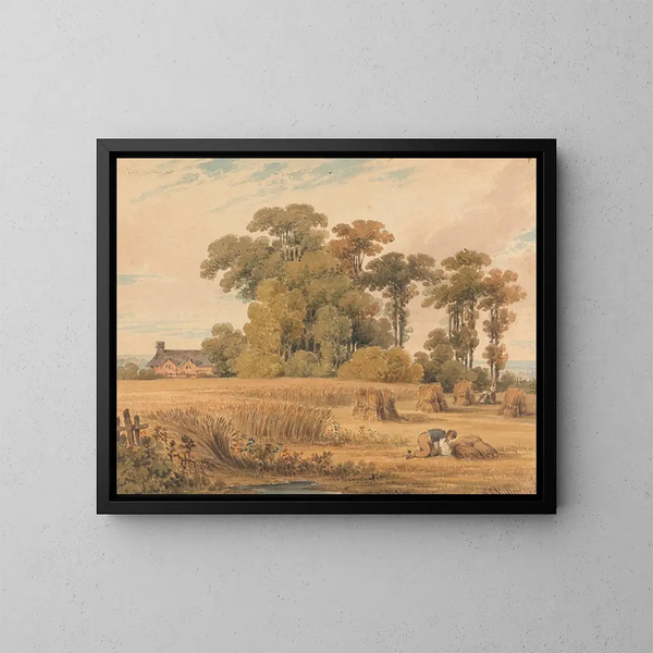 Een maïsveld - Paul Sandby Munn — ingelijst kunstwerk aan de muur