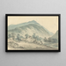 Landschapskunstdruk van Beddgelert, Noord-Wales - Paul Sandby Munn — ingelijst kunstwerk aan de muur