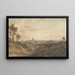 Kerk van Ludlow - Paul Sandby Munn — ingelijst kunstwerk aan de muur