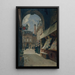The Passage Vérité and the Place de Valois - Paul Schaan — framed artwork on a wall