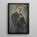 Self-portrait - Paul Schmidtbauer — framed artwork on a wall