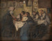 Familie van het Zwarte Woud in studie aan tafel - Paul Segisser — weergave van het kunstwerk