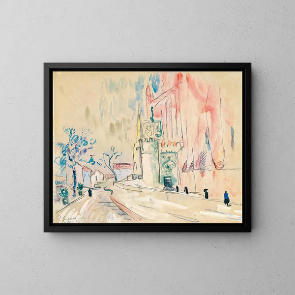 Albi - Paul Signac — ingelijst kunstwerk aan de muur