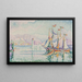 Antibes, ochtend - Paul Signac — ingelijst kunstwerk aan de muur