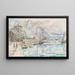 Barfleur, de haven - Paul Signac — ingelijst kunstwerk aan de muur
