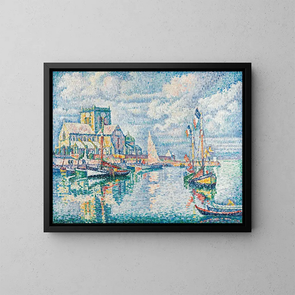 Barfleur - Paul Signac — ingelijst kunstwerk aan de muur