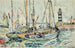 Bateaux au port de l'île de Groix - Paul Signac — weergave van het kunstwerk