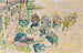 Bourg-Saint-Andéol - Paul Signac — weergave van het kunstwerk