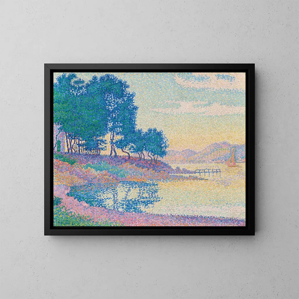 Calanque des Canoubiers, Pointe de Bamer, Saint-Tropez - Paul Signac — ingelijst kunstwerk aan de muur