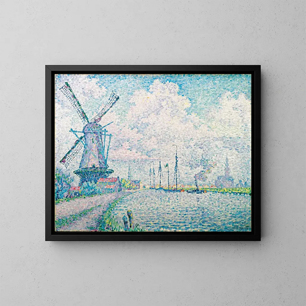 Canal d'Overschie - Paul Signac — ingelijst kunstwerk aan de muur
