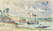 Cathrin Lancre Mouillage de Kermarquer Embouchure du Trieux - Paul Signac — weergave van het kunstwerk